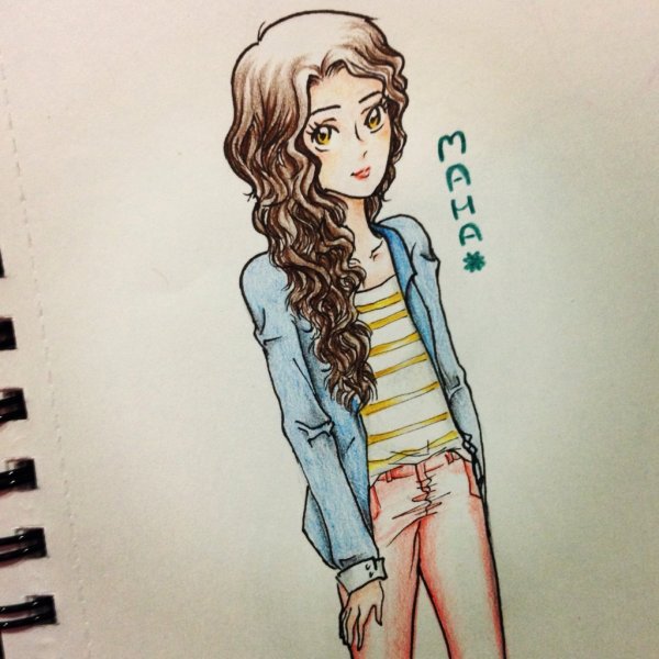 Нарисовать девочку