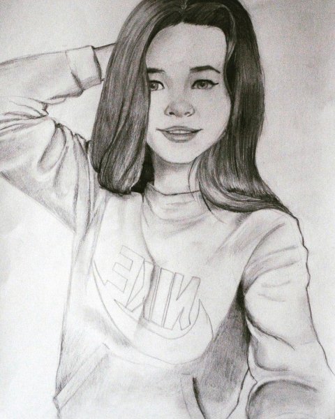 Фото девушки для срисовки