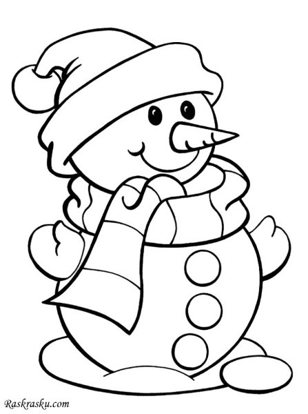 Новогодний Снеговик