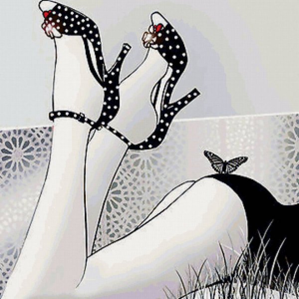 Женские ножки арт