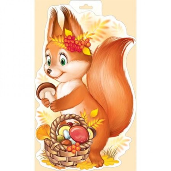 Белочка иллюстрация