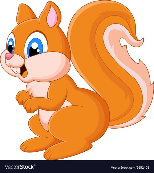 Белочки мультяшные