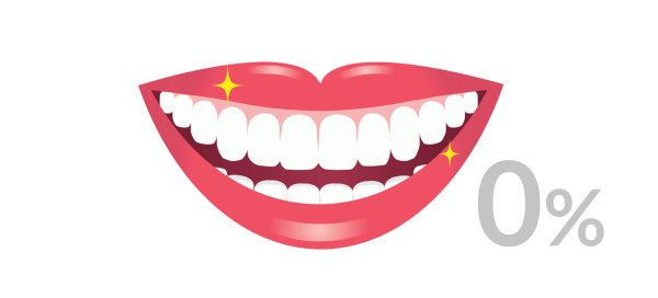 Улыбка на белом фоне для детей