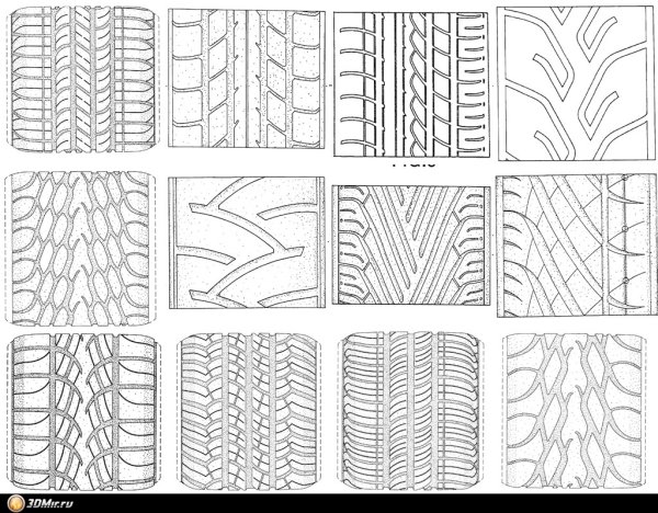 Протектор Тойо 888 чертеж