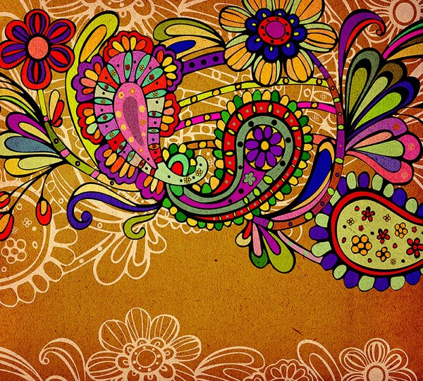 Яркие узоры