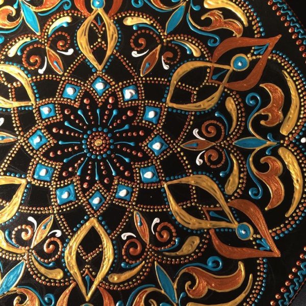 Марокко орнаменты узоры точечная роспись