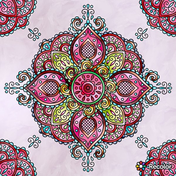 Красивый Восточный орнамент