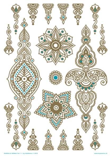 Орнамент мехенди