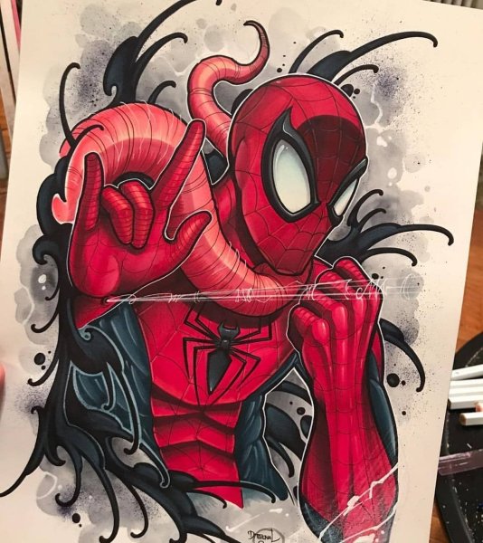 Стиль Марвел рисовать