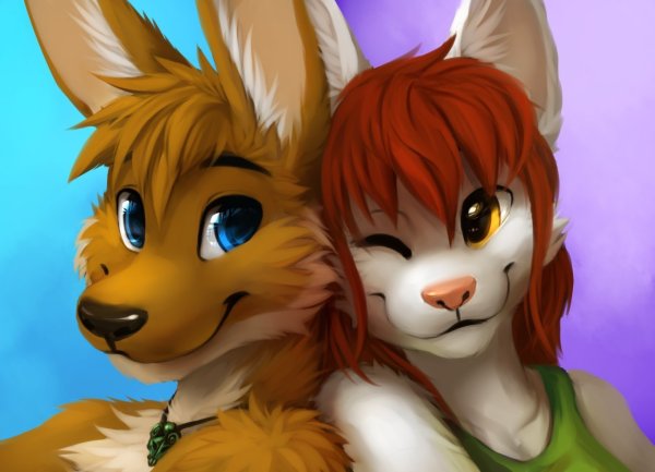 Волчица фурри аниме