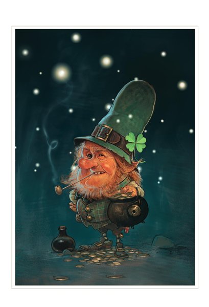 Гномик рисунок