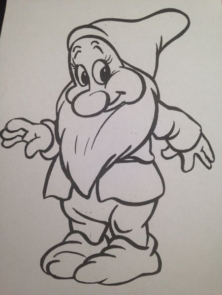 Рисование гнома