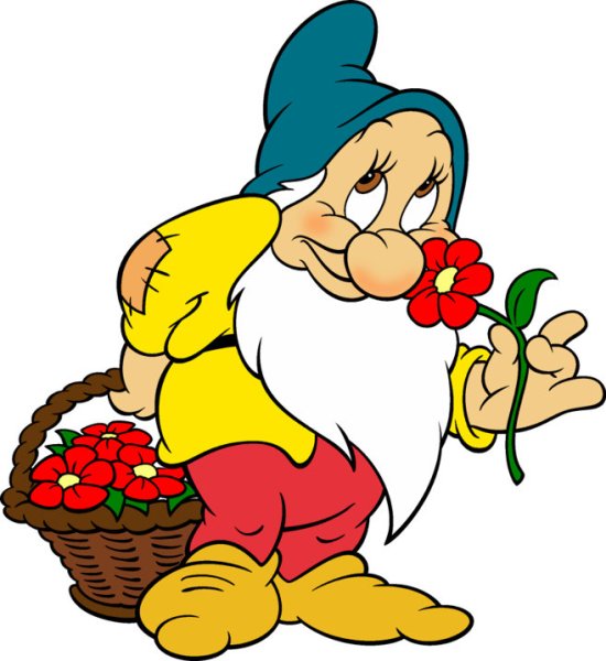 Гном тихоня Белоснежки