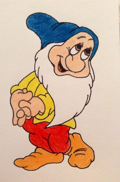 Рисунок гнома карандашом