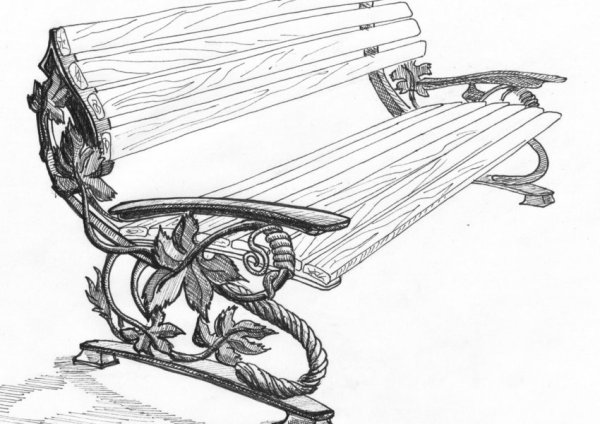 Скамейка для рисования