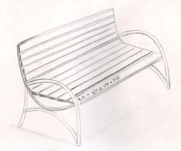 Скамейка для рисования