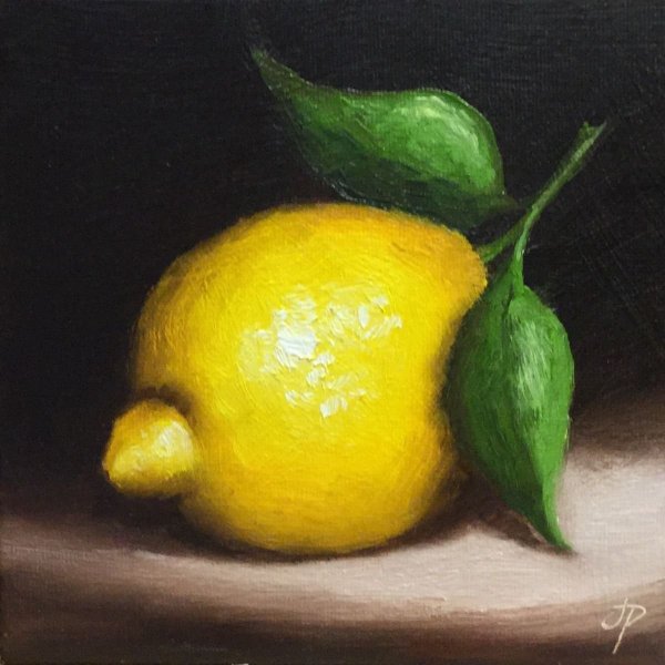 Натюрморт с лимоном