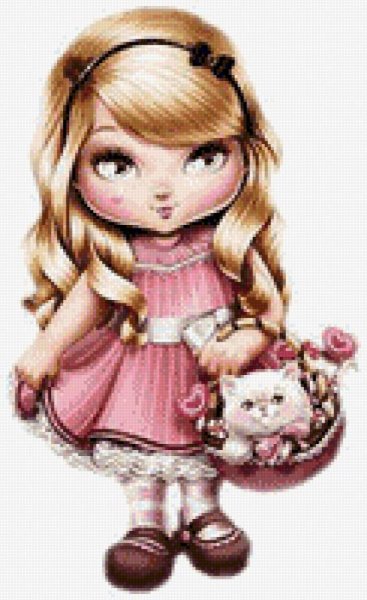 Мультяшные девочки маленькие