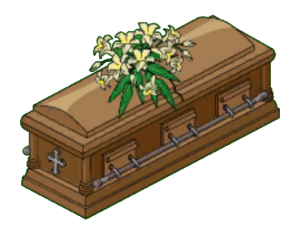 Гроб рисунок