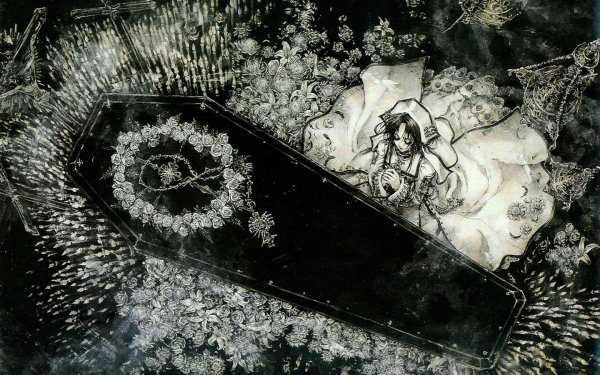 Гроб нарисованный