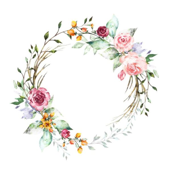 Акварельные цветы