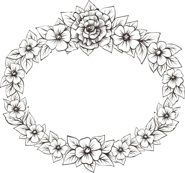 Стилизованный венок