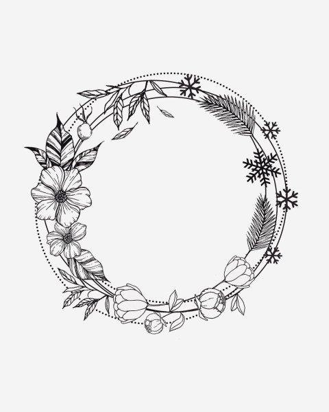 Цветочный венок