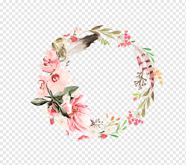 Акварельный венок