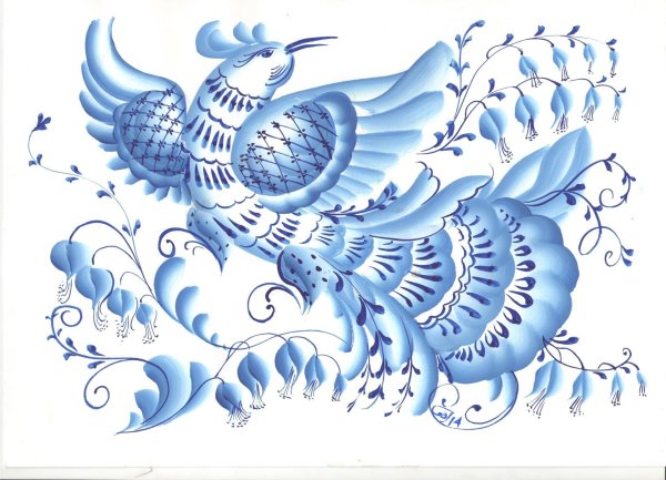 Гжель,Гжельская роспись