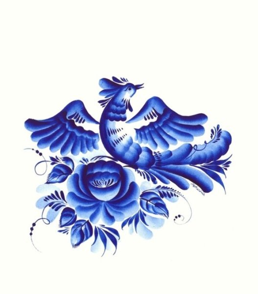 Роспись Майдановская Гжель