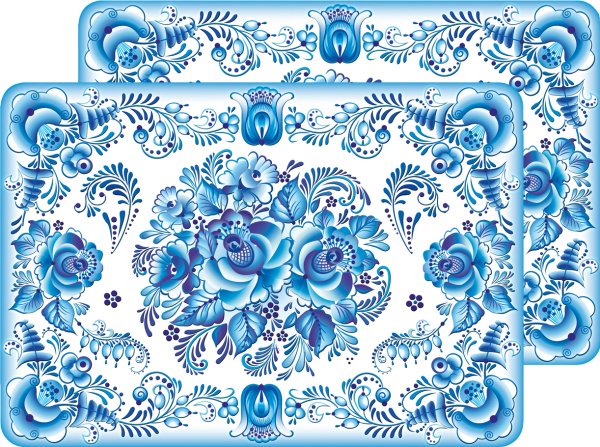 Русский народный орнамент Гжель