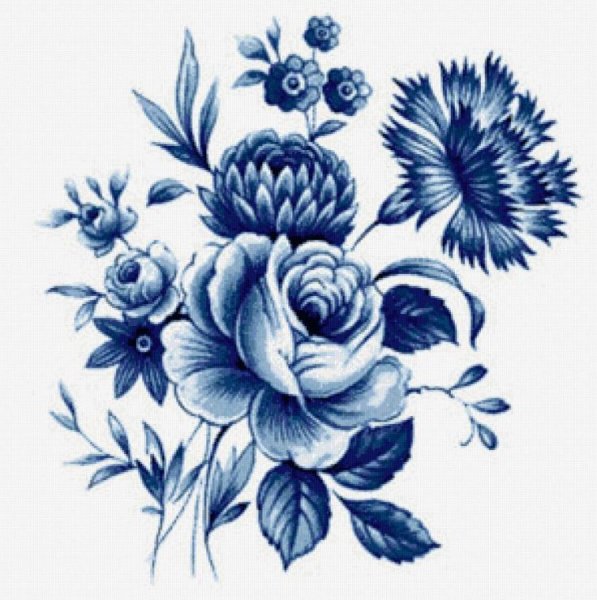 Гжельская роспись Агашка