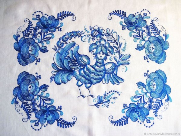 Народная роспись Гжель