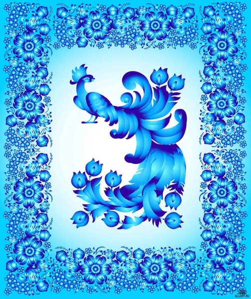 Роспись под Гжель