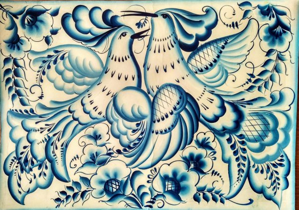 Гжель,Гжельская роспись