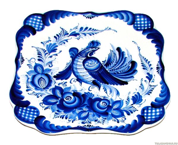 Кистевая роспись Гжель