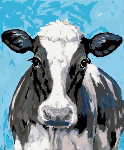 Корова портрет