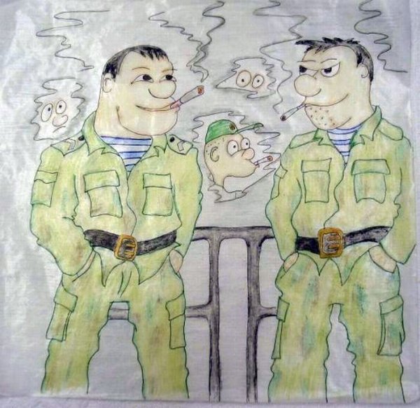 Дембельские карикатуры