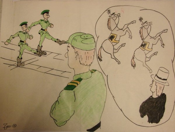 Дембельские карикатуры