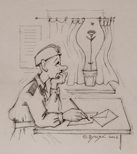 Юмористические рисунки карандашом