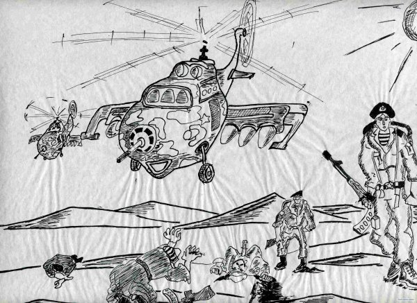 Армейские рисунки карандашом ВДВ