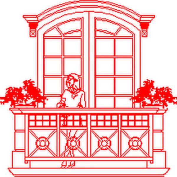 Итальянский балкон живопись