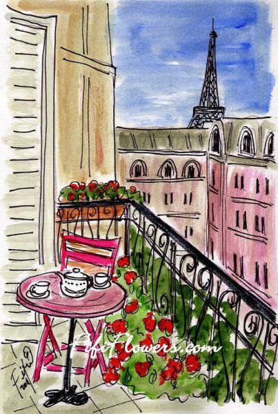 Балкон в живописи