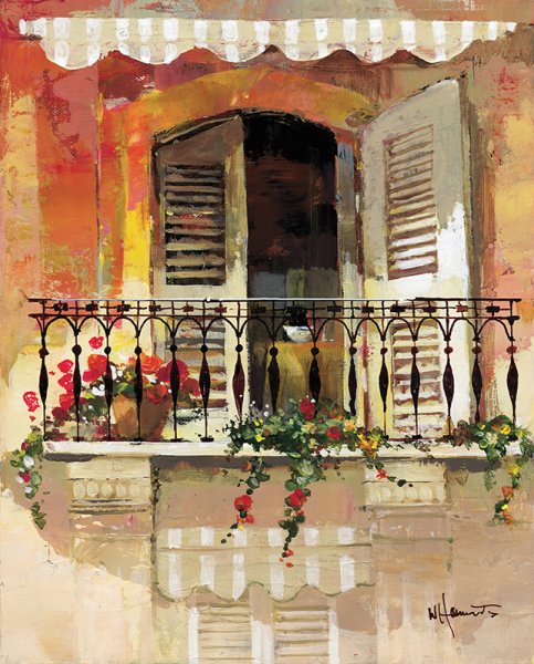 Векторное изображение веранды