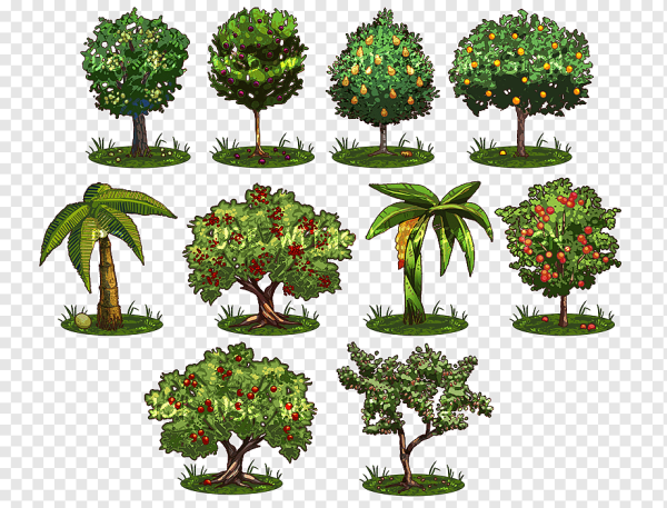 Спрайт дерева 2d