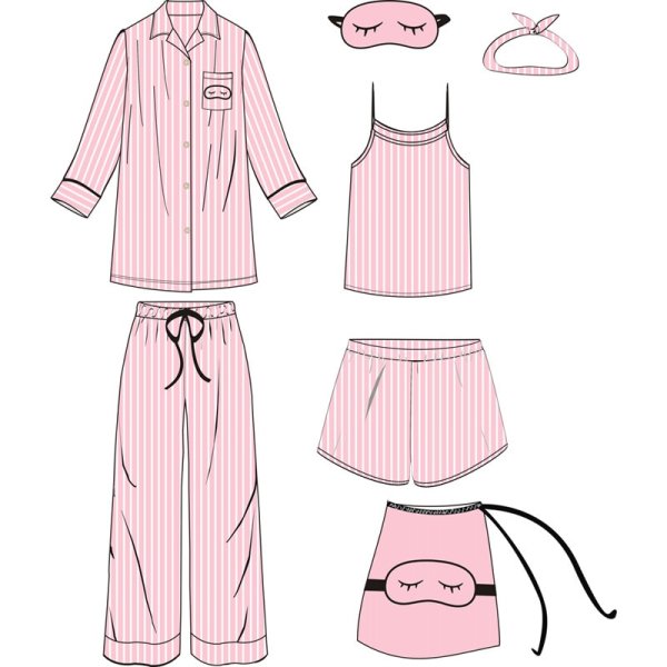 Технический эскиз пижамы