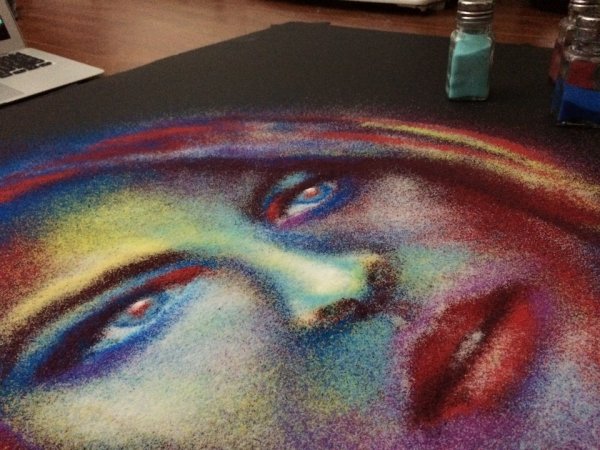 Картины солью