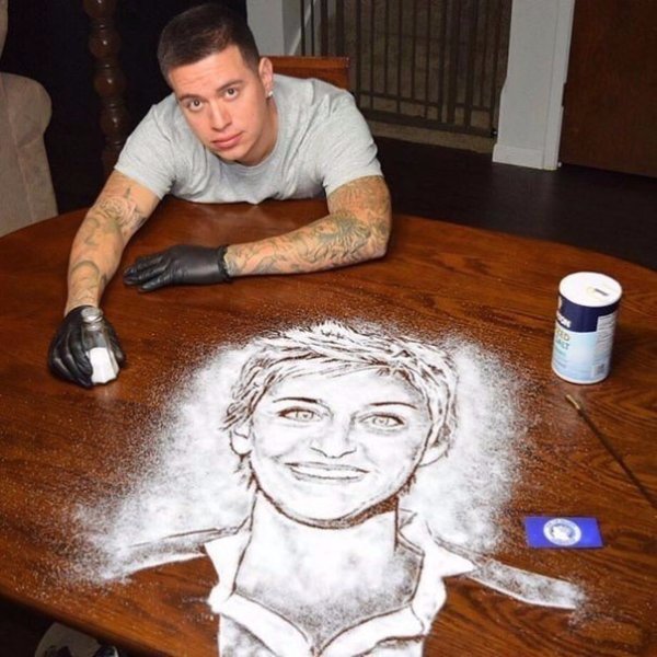 Картины солью