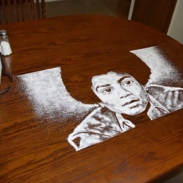 Портрет из соли