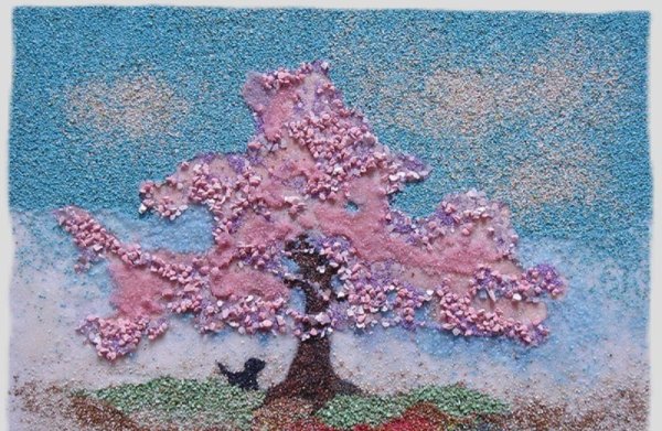 Панно из манки